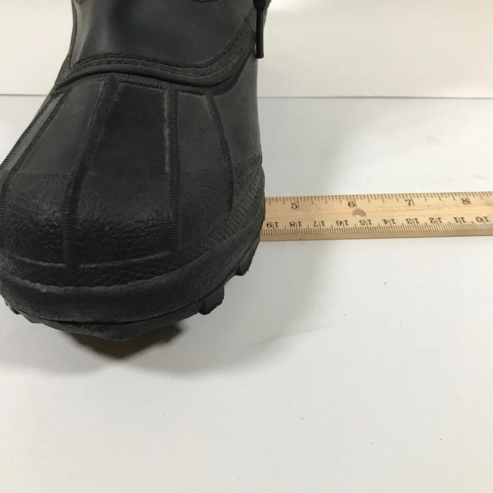 Maple Leaf Canada Black Insulated Winter Snow Boots Mens‎ US 7G UK 6.5 EU 40